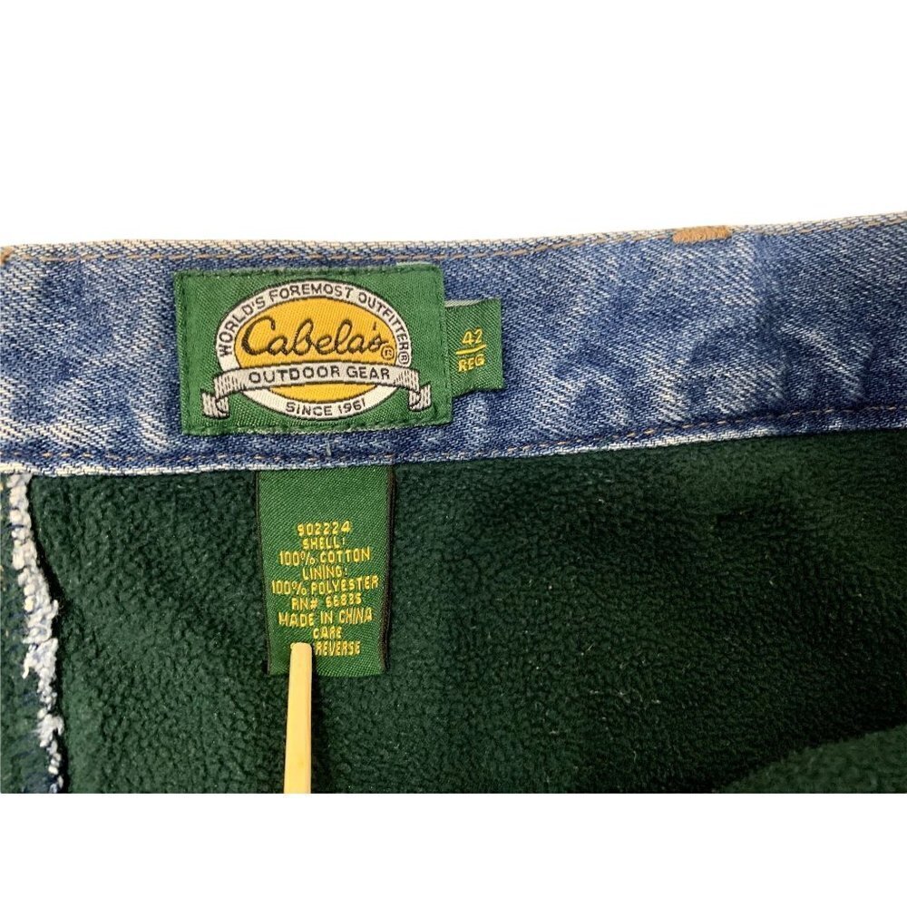 Cabela's Men's Winter Jeans Lined With Cotton - Picture 5 of 8